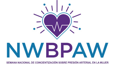 Logotipo de la Semana Nacional de Concientización sobre Presión Arterial de la Mujer