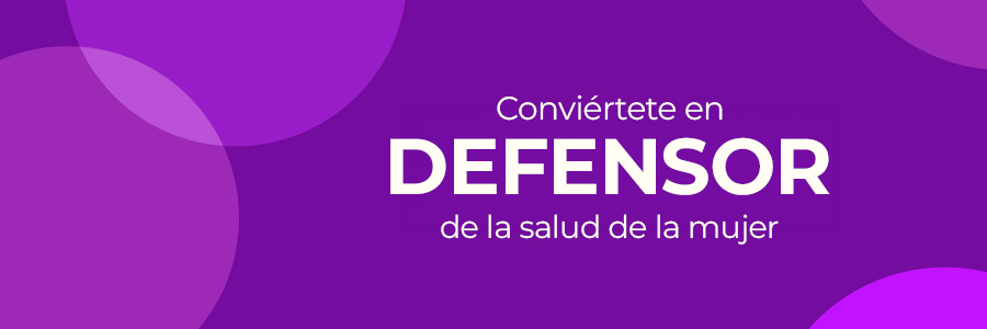 Cartel de Defensora de la salud de la mujer de NWHW